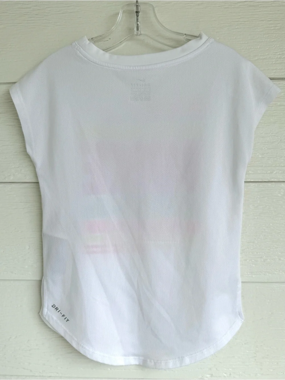 SET Nike Athletic Rainbow  Logo Tee Black Pink Side Stripe Pants Girls Size 4-5